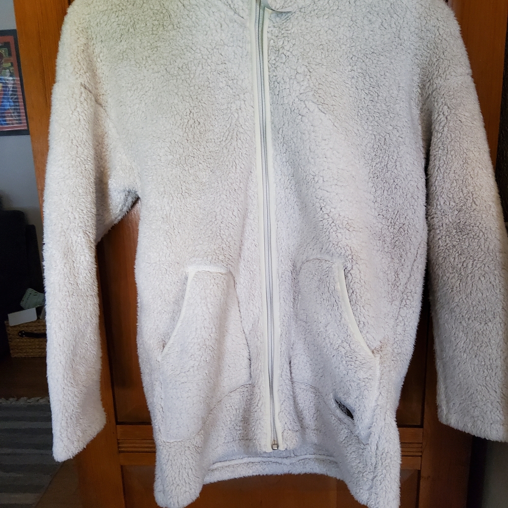The North Face Kids White Fleece Jacket